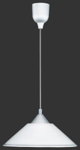 Lampa wisząca Trio DIEGO 301400101 aluminiowa biała 1xE27 wys.125cm