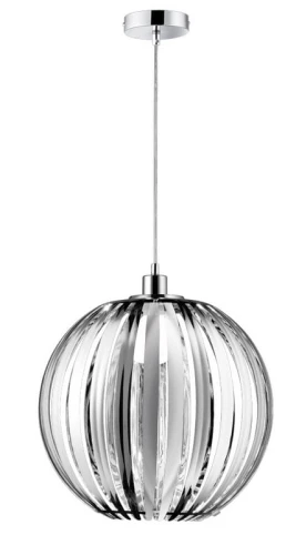 Lampa wisząca ZUCCA 304100106 srebrna 1xE27 wys.150cm