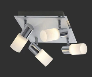 Plafon Trio CLAPTON 821430405 srebrny LED szer.23cm