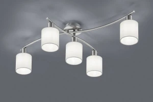 Plafon Trio GARDA 605400501 szary 5xE14 szer.75cm