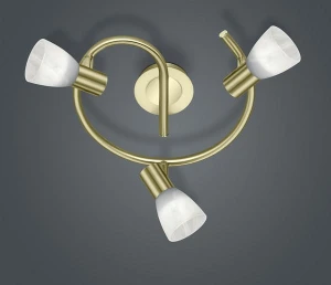 Plafon Trio LEVISTO 871090308 mosiądz 3xE14