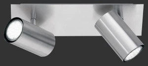 Spot Trio MARLEY 802400207 szary 2xGU10