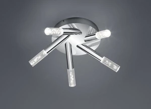 Plafon Trio BOLSA 682410506 srebrny LED