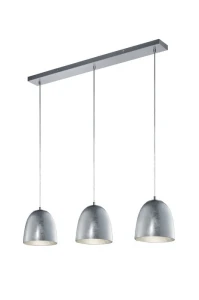 Lampa wisząca Trio ONTARIO 305200389 szara 3xE14 wys.150cm