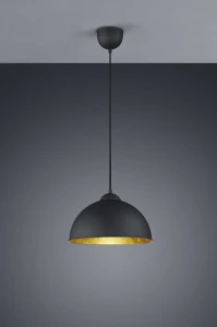 Lampa wisząca RL JIMMY R30121002 czarna 1xE27 wys.127cm