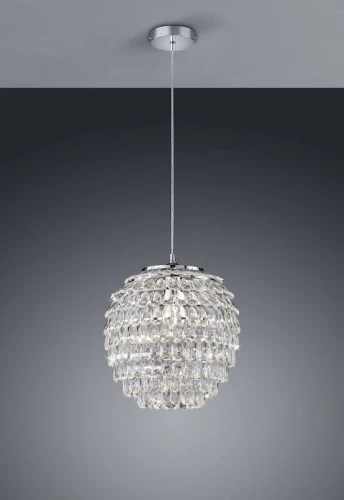 Lampa wisząca PETTY R30451906 srebrna 1xE27 wys.160cm
