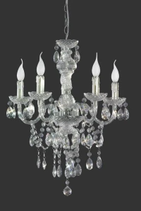 Lampa wisząca RL LÜSTER R1107-00 transparentna 5xE14 wys.150cm