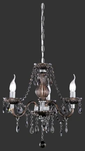 Lampa wisząca RL LÜSTER R11073002 czarna 3xE14 wys.150cm