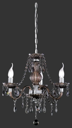 Lampa wisząca LÜSTER R11073002 czarna 3xE14 wys.150cm
