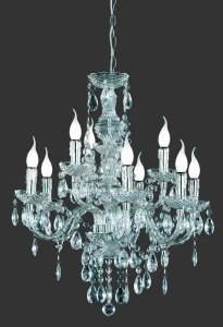 Lampa wisząca RL LÜSTER R1169-00 transparentna 9xE14 wys.164cm
