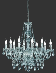 Lampa wisząca RL LÜSTER R1170-00 transparentna 10xE14 wys.195cm