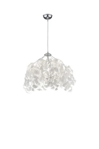 Lampa wisząca RL LEAVY R10461901 srebrna 1xE27 wys.150cm