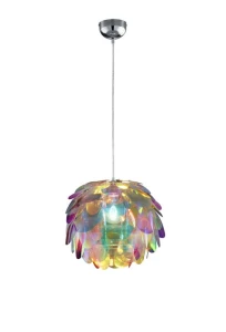 Lampa wisząca RL CLOVER R30401069 transparentna 1xE27 wys.150cm