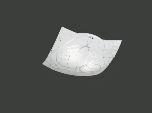 Plafon Trio SPIRELLI 604400201 biały 2xE27 szer.40cm