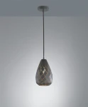 Lampa wisząca Trio ONYX 301300142 grafit antracyt 1xE27 wys.150cm