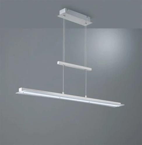Lampa wisząca SMASH R32421107 szara 1xLED wys.150cm