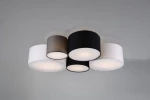 Plafon Trio HOTEL 693900517 szary 5xE27 szer.90cm