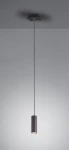 Lampa wisząca Trio MARLEY 312400132 czarna 1xGU10 wys.150cm