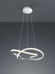 Lampa wisząca RL COURSE R32051107 czarna LED wys.150cm