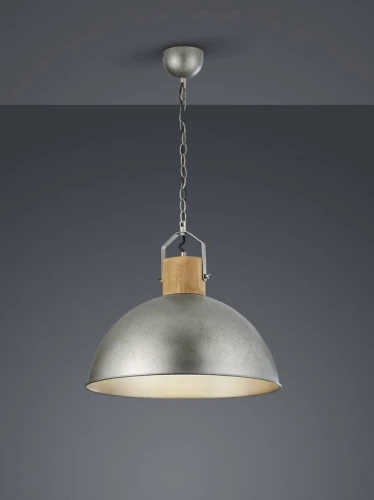 Lampa wisząca DELHI 303400167 szara 1xE27 wys.150cm