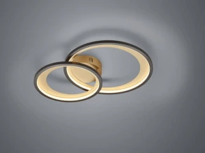 Plafon Trio GRANADA 673810232 czarny LED szer.59cm