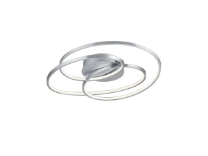 Plafon Trio GALE 673916007 szary LED szer.60cm