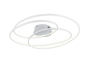 Plafon Trio GALE 673918031 biały LED szer.80cm