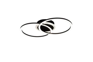 Plafon RL HALIA DL132-62783 czarny LED szer.50cm