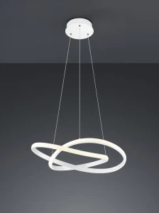 Lampa wisząca RL COURSE R32051131 biała 1xLED wys.150cm
