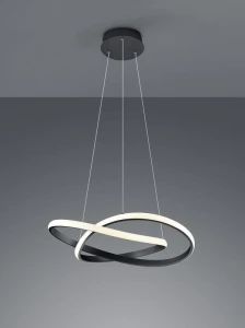 Lampa wisząca RL COURSE R32051132 czarna 1xLED wys.150cm
