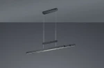 Lampa wisząca Trio AVERON DL532375310 czarna 1xLED wys.150cm