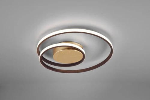 Plafon ZIBAL R62911124 miedziany LED