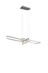 Lampa wisząca Trio ZENITRA DL307320310 szara 1xLED wys.150cm