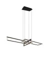 Lampa wisząca Trio ZENITRA DL332320310 czarna 1xLED wys.150cm