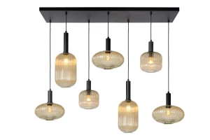 Lampa wisząca Lucide Maloto 45386/07/62 Złota 7xE27 150cm
