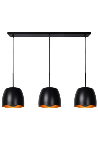 Lampa wisząca NOLAN 30488/03/30 czarna 3xE27 wys.149cm