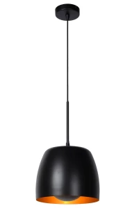 Lampa wisząca Lucide Nolan 30488/01/30 Czarna 1xE27 166.2cm