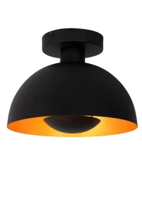 Plafon Lucide Siemon 45196/01/30 Czarny 1xE27 Szer.25cm