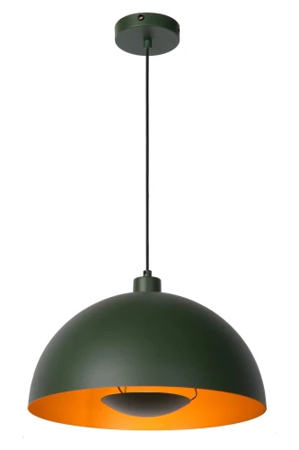 Lampa wisząca SIEMON 45496/01/33 zielony 1xE27 wys.150cm