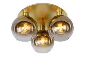 Plafon Lucide Marius 74114/03/02 Złoty 3xE27 Szer.50cm