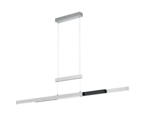 Lampa wisząca Trio AVERON DL505375310 szara LED wys.150cm