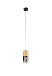 Lampa wisząca Trio ROBIN 310600154 złota 1xE27 wys.150cm