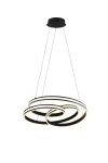 Lampa wisząca Trio YARA 326210132 czarna 1xLED wys.150cm