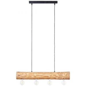 Lampa wisząca Brilliant TRABO 99432/35 drewniany 4xE27 wys.105cm