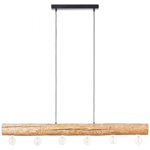 Lampa wisząca TRABO 99433/35 drewniany 6xE27 wys.105cm