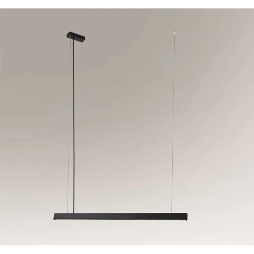 Lampa wisząca ISASEKI CZ 3014/204 16W 1946 LED czarna wys.150cm