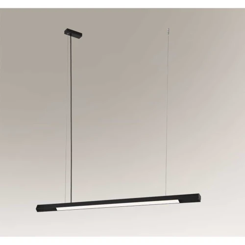 Lampa wisząca HAKODA CZ taśma led 3014/204 16W 1954 czarna LED wys.155cm