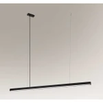 Lampa wisząca Shilo HANAWA CZ taśma led 3014/204 16W 1952 czarna LED wys.154cm