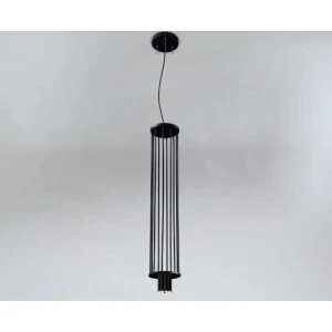 Lampa wisząca Shilo IHI 9007/CZ/CZ czarna 8xG9