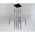 Lampa wisząca ALHA H 9010/G9/CZ/CZ czarna G9